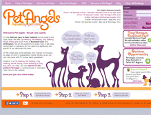 Tablet Screenshot of petangels.co.nz